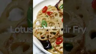 Lotus Root Stir-Fry: A Simple and Flavorful Recipe #shorts #lotusroot