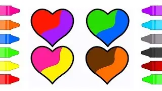 Heart Coloring Pages For Kids | Coloring Book For Children