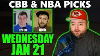 College Basketball & NBA Picks with Kyle Kirms | Wednesday January 21st