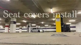 Seat covers install on my 09 Lexus GS350