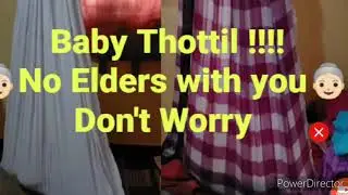 🤱Baby thottil 🤱How to tie thottil for baby|| Make Baby thottil in 3mintues😘
