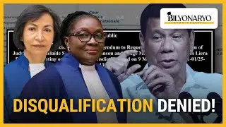 Tinabla ng ICC ang disqualification plea ni FPRRD laban sa 2 hukom | Agenda