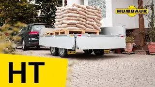 Humbaur HT &ndash; Einsatz beim Palletten Transport