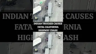 Запечатлено на камеру: смертельная авария индийского дальнобойщика в Калифорнии унесла жизни 3 че...