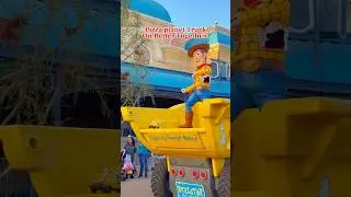 Woody from Toy Story dancing on Better Together Parade at Disneyland #disneyland