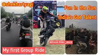 My First Group Bike Ride || Rider Group || India&rsquo;s Got Talent || @teamlst2016 || Big Event