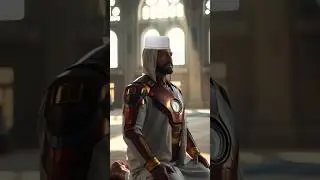 Muslim Iron man First Namaz #ironman #muslim#islam#shorts
