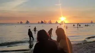 Beautiful Sunset in Boracay 