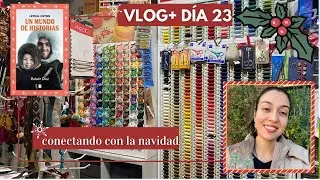 🎄VLOGMAS LITERARIO día 23 || último video de vlogmas!! pasamos un día de recados juntos + RESEÑA 🎅🏻