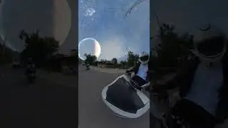 Testing insta360 app sky swap feature using insta360x3 #insta360x3 #fullmoon #moonlight