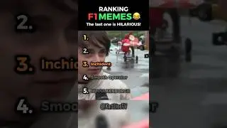 Ranking Best F1 Memes OAT!!! 🤣 #shorts
