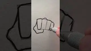 Draw the fist steps by step 👊#viral #trending #drawing #shortsfeed #sketch #art #artist #fist #hand