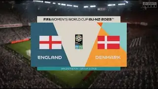 FIFA23 Women's World Cup 2023   England X Denmark (GamePlay)