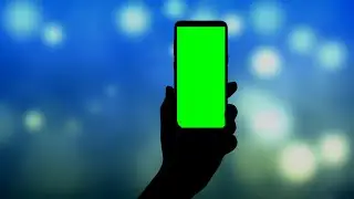 Green Screen Telephone Silhouette Hand Animation Background video Footage HD