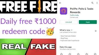 PollPe app real or fake | free google play gift card | Garena free fire | Tech Lover DK