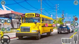 City High School Bus 2021 Driving Simulator | Transport Children To School PRO - Android Gameplay HD