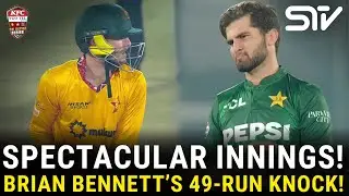 Brian Bennett&rsquo;s 49-Run Knock! | Pakistan vs Zimbabwe | Match 01 | Tri Nation Series | PCB | M3W1U
