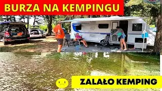 Burza i potężna ulewa na JURA CAMP. Mała powódź na kempingu. Czy nam się udało? (vlog #104)