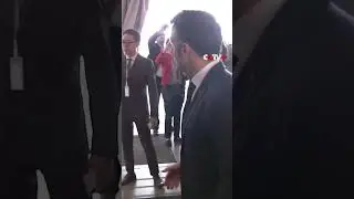 French President Emmanuel Macron arrives at venue for meeting with Xi. #g20summit