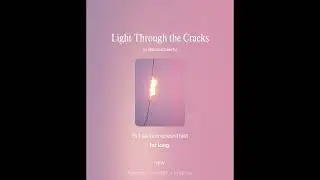 Light Through The Cracks - Emotional Support Series - (Original Acoustic Song)