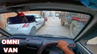 Omni Van On Narrow Road