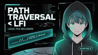 LFI Attack Explained 🔥 From Path Traversal to File Inclusion 🛑 | Hunter X