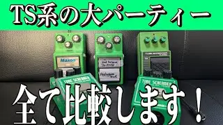 【Tube Screamerの大パーティーや！】いろんなTS系を弾いて比較してみた！！ ～エフェクター レビュー編～