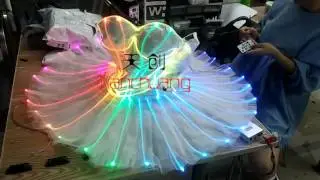 TC-075 Fiber Optic LED light up ballet skirt, under aging test