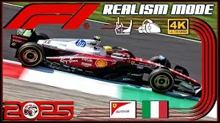 F1 25 REALISM MODE | FERRARI - ITALY | VR + COCKPIT + NO HUD