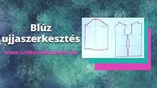 Blúz ujja szerkesztés www.szabasminta4you.hu