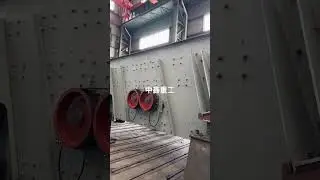 The 3YA3072 circular vibrating screen is being tested in the workshop.#vibratingscreen #screen