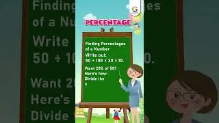 Crush Percentages the Easy Way 🚀✅ #glecta #maths #shorts