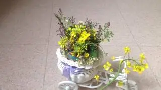 Bicycle flower arrangements