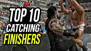 WWE 2K17 TOP 10 Catching Finishers! PS4 & XB1