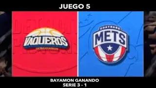 BSN PLAYOFFS SEMIFINALS JUEGO 5 VAQUEROS vs METS (2K) #bsnpr