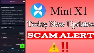 Mintx1 scam Alert ⚠️ 📢  || Mintx1 website fraud kr k baag gai || Don't deposit in Mintx1 #viral #fyb