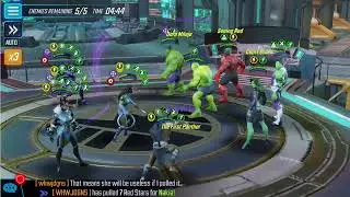 War dogs Nakia war practice attack vs gamma marvel strike force