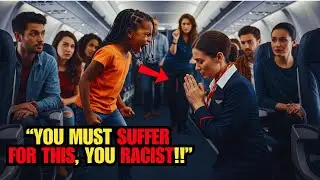 LITTLE BLACK GIRL REFUSES TO STAY QUIET ABOUT RACIST FLIGHT ATTENDANT - BILLIONAIRE MOM SUES AIRLINE