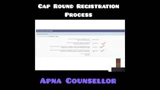 CAP ROUND REGISTRATION PROCESS || MHT CET 2024(1)