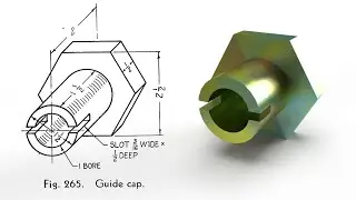 3d modeling a Guide Cap in Sketchup - Daily Drawing Practice