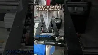 Granular feed packaging machine animal feed pellet bag filling sealing granule packing. #machine