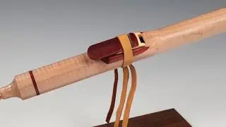 Legacy Flute from Curly Maple and Paduak by Tim Blueflint Ramel