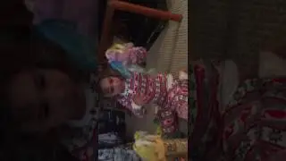 Playing with Auntie Leslie's Toys
