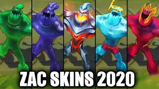 All Zac Skins Spotlight 2020 (League of Legends)