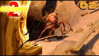 #2 on visite la grotte aux fourmis sur grounded 2 !!!