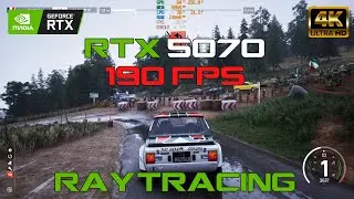 Assetto Corsa Rally RTX 5070 12GB DLSS MFG Ultra Realistic Raytracing Benchmark Performance 4K FPS