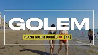 DURRES, ALBANIA 🇦🇱 Plazhi i Golemit Durres 😍 Golem Beach 🇦🇱【4K】(Drone + Walking)