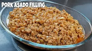 GROUND PORK ASADO FILLING || HOW TO MAKE PORK ASADO FOR SIOPAO || FILIPINO RECIPE || AMY GUEVARRA
