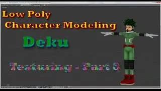 Blender - Modeling Character - Deku from My Hero Academia - Part 12