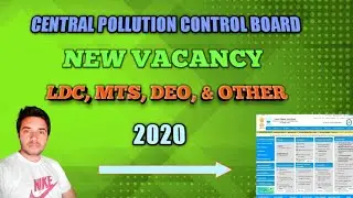 CPCB NEW VACANCY 2020 |